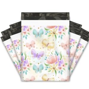 10x13 Pretty Water Color Butterfly Poly Mailers 20pk